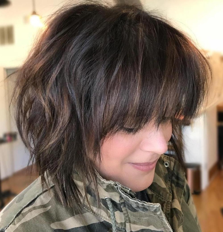 Стрижка градуированный Каскад Шегги