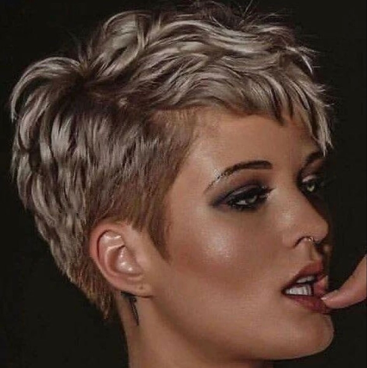 Мелирование на очень короткие волосы