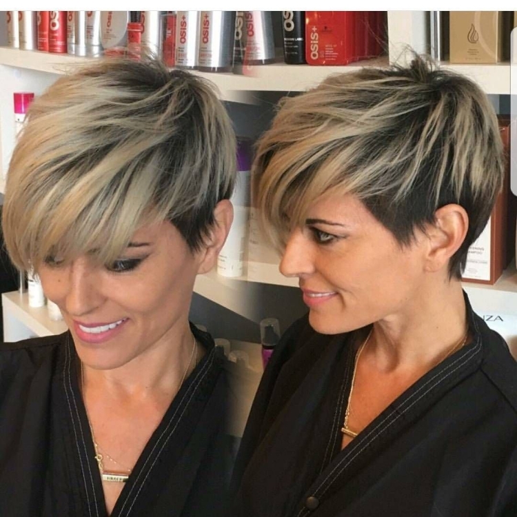 Мелирование на короткую стрижку Пикси