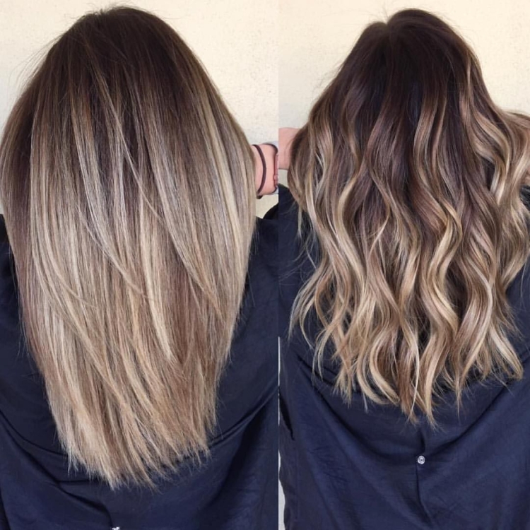 Окрашивание волос балаяж шатуш