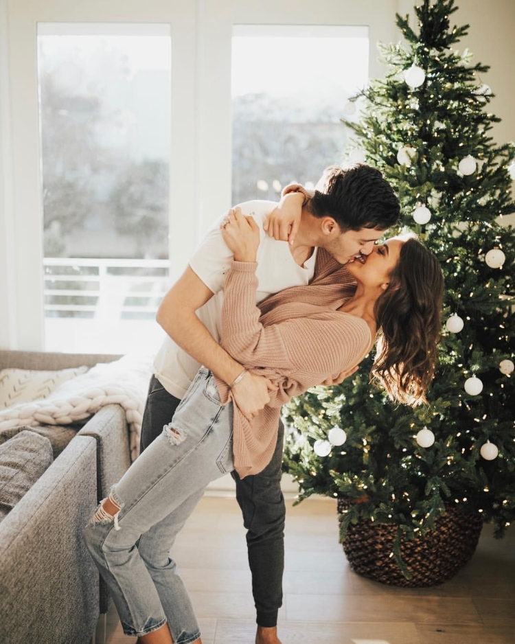 Новогодняя фотосессия с парнем