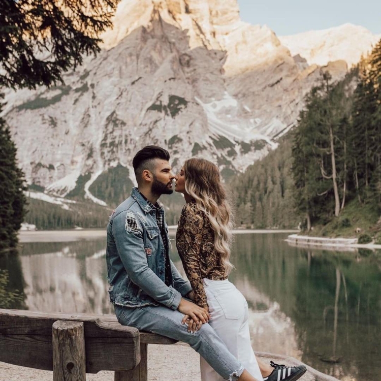 Необычная фотосессия для пары