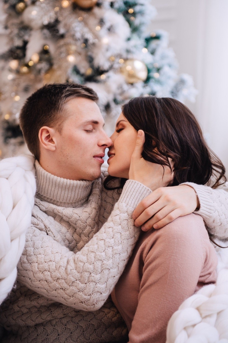 Новогодняя фотосессия с парнем