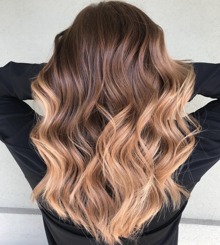 Омбре капучино