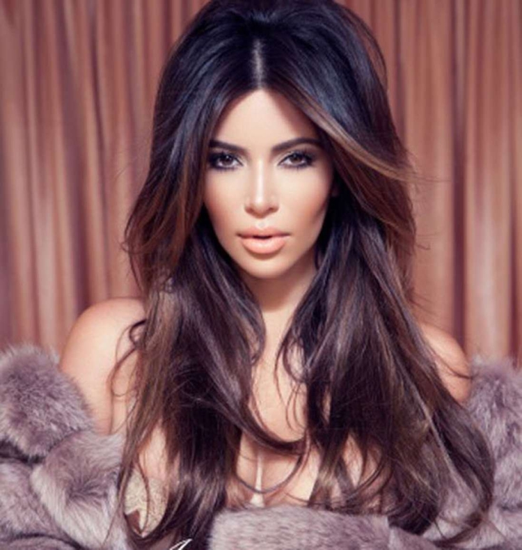 Ким Кардашян мелирование