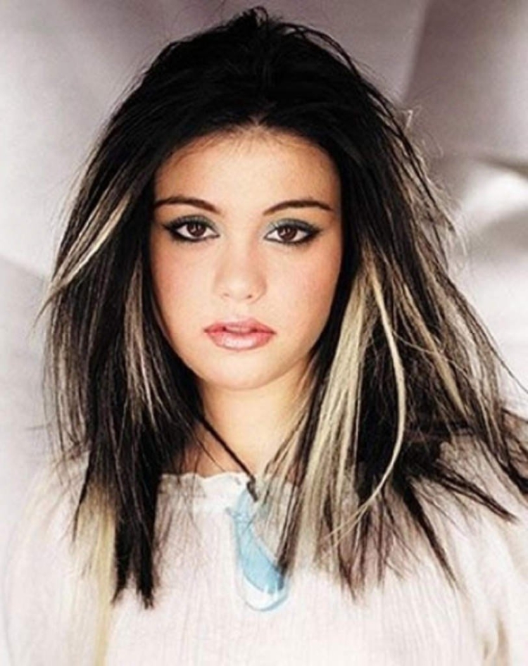 Белые пряди