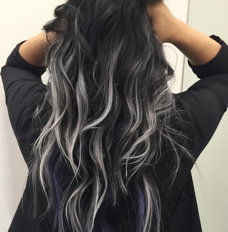 Балаяж на черных