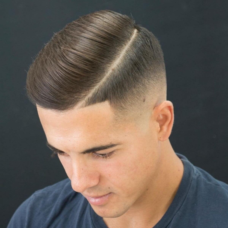 Фейд с пробором