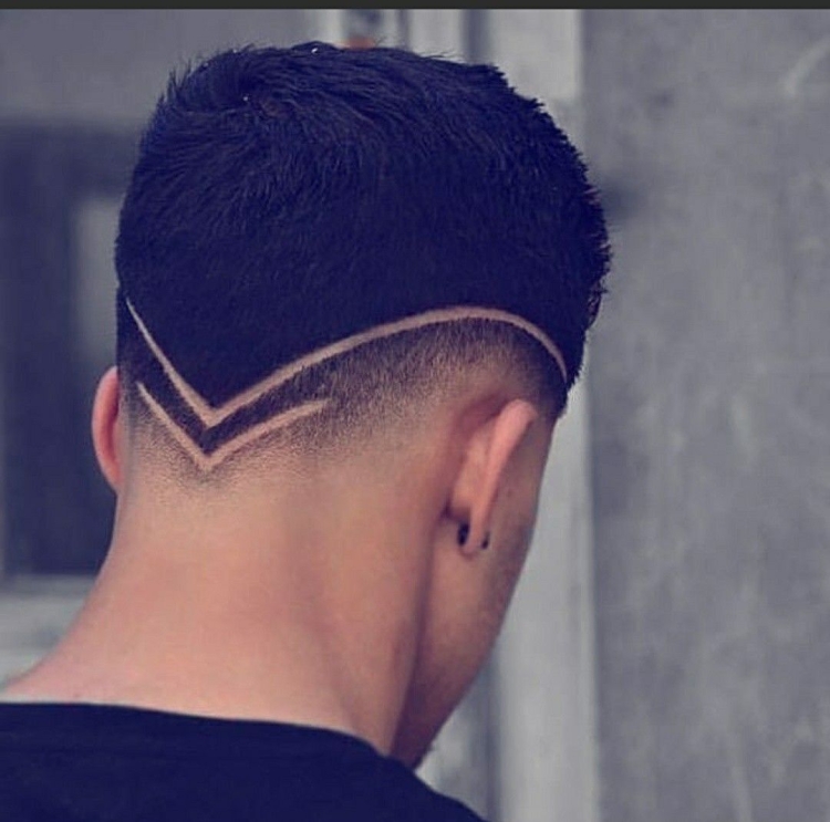 Мужские стрижки с узорами