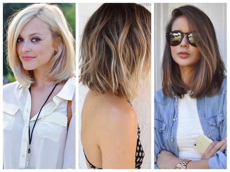 Стрижка отросшее каре