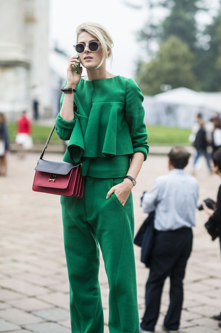 Образ в зеленом цвете