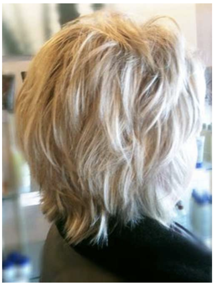 Стрижка градуированный Каскад Шегги