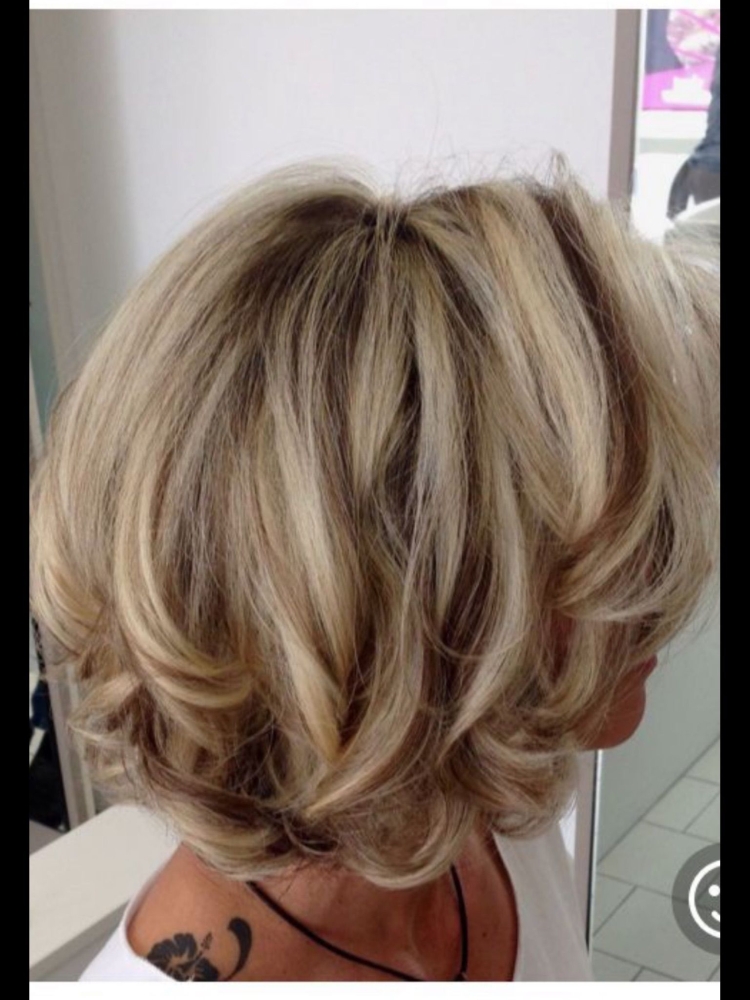 Градуированный Боб Каскад мелирование