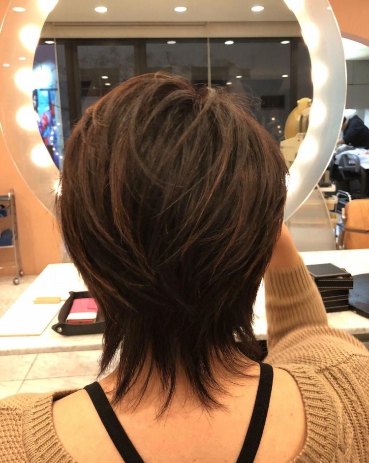 Женская прическа сзади