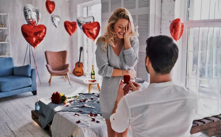 Красивое предложение руки и сердца