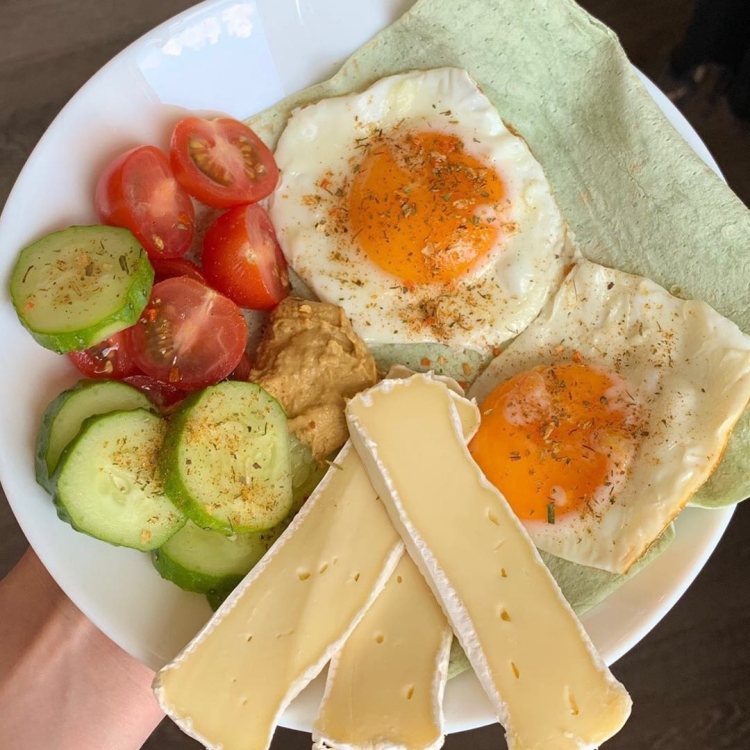 ПП завтрак зелено серый