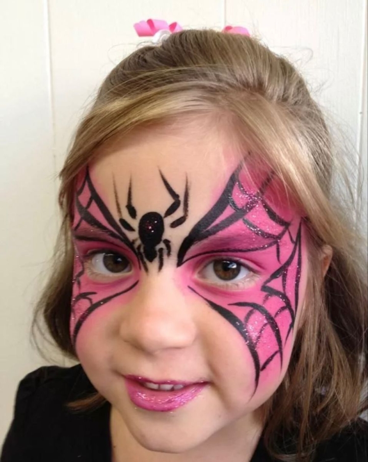 Детский аквагрим для Хэллоуина