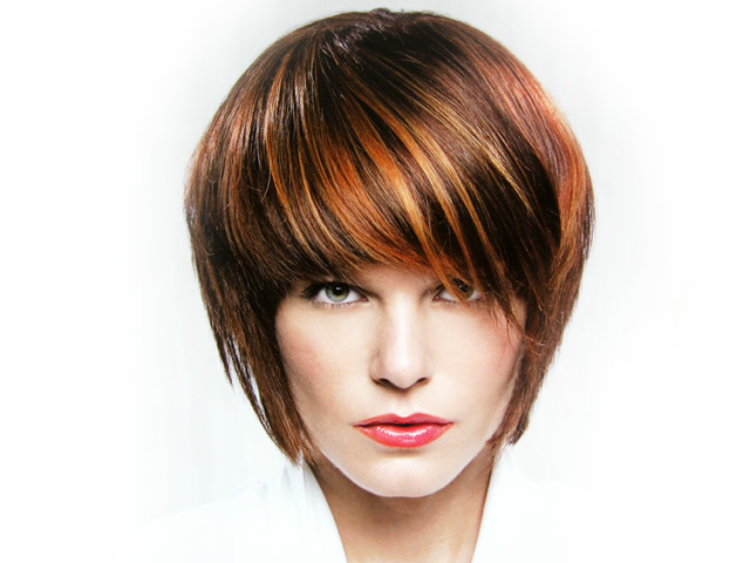 Колорирование волос на короткие волосы