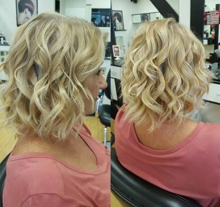 Укладка утюжком на средние волосы