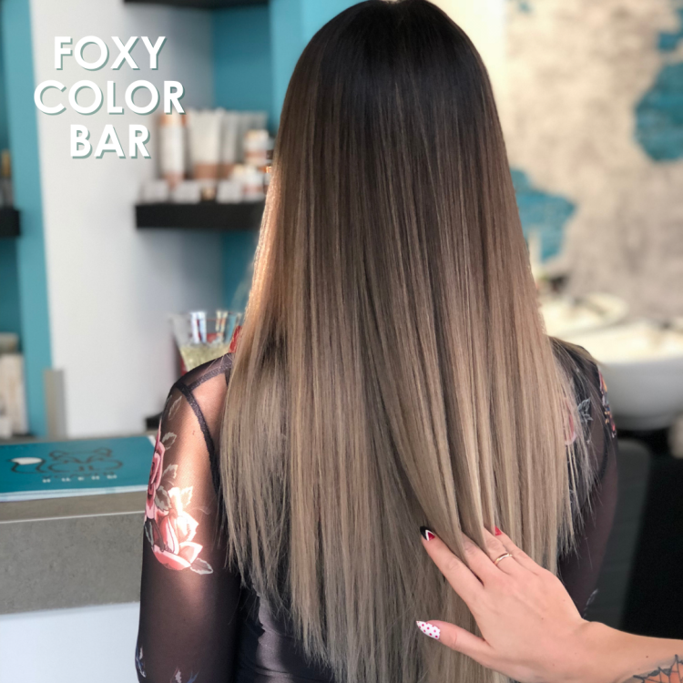 Мелирование концов