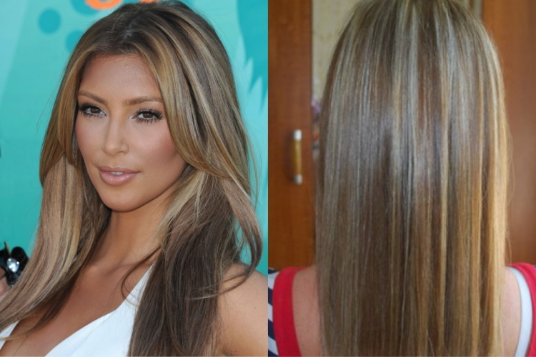 Окрашивание на светло русые волосы