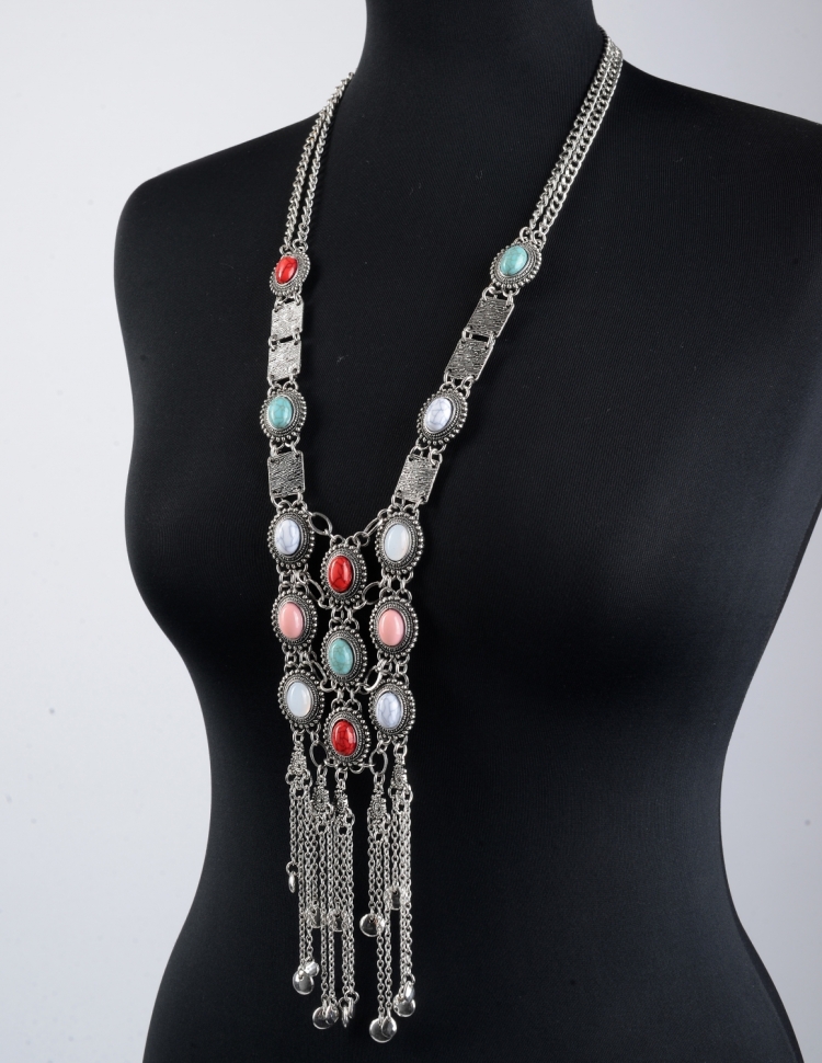 Бусы длинные бижутерия