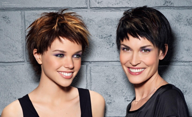 Стрижка Гарсон рваная