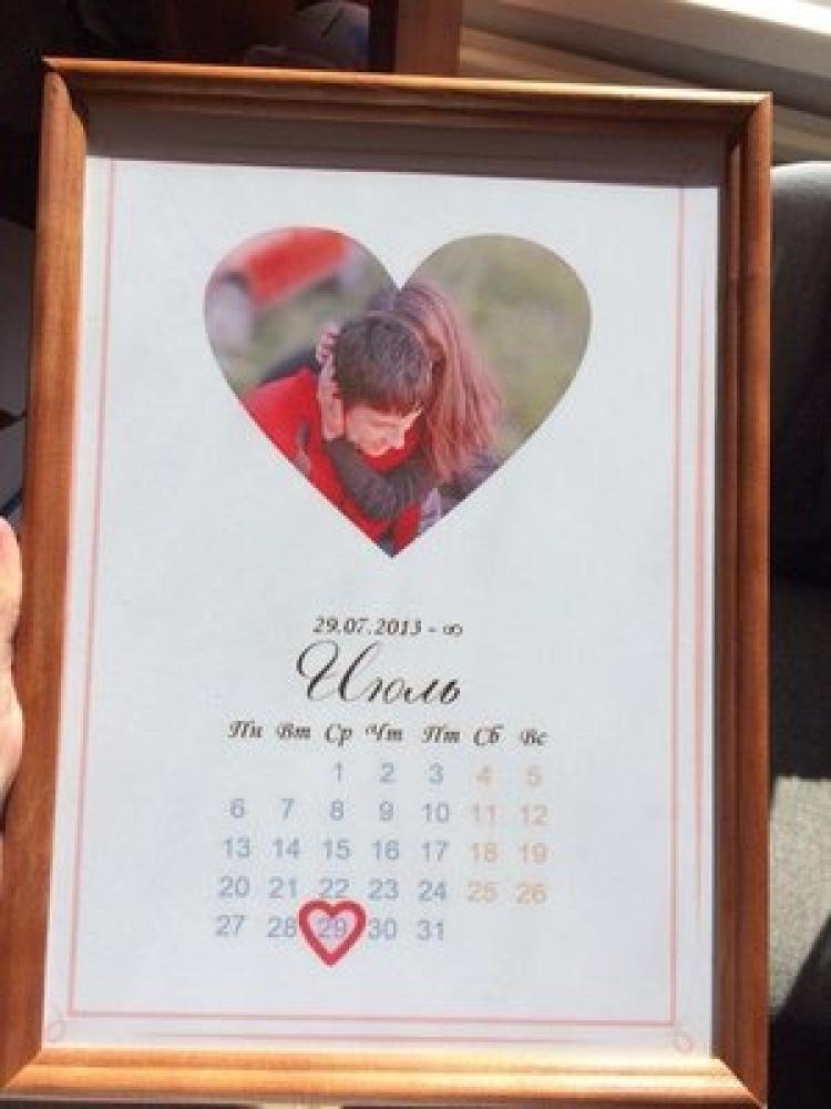 Подарок на годовщину отношений