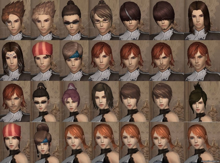 Линейдж 2 прически людей война