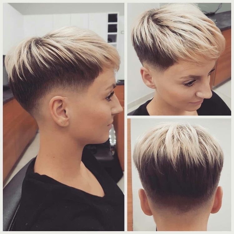 Короткие женские стрижки со всех сторон
