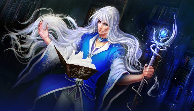 Маг целитель арт фэнтези