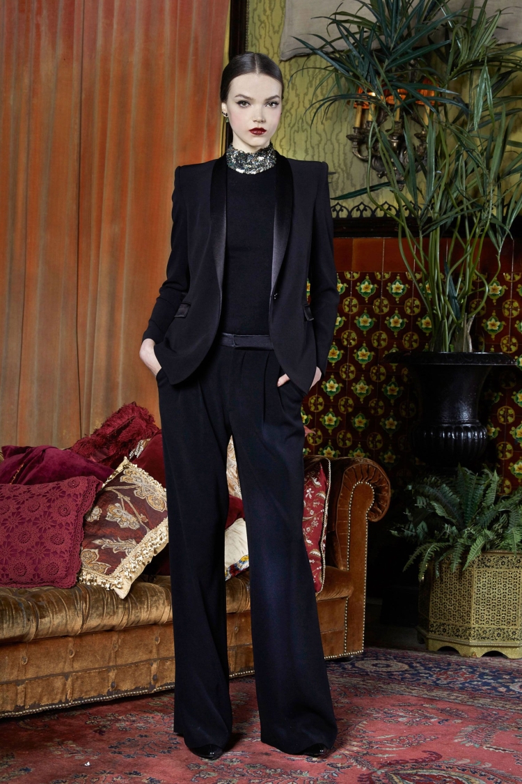 Диор брючный костюм черный женский