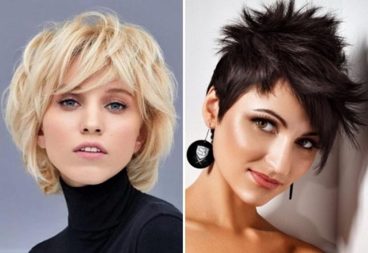 Стрижка на короткие волосы без укладки Повседневная