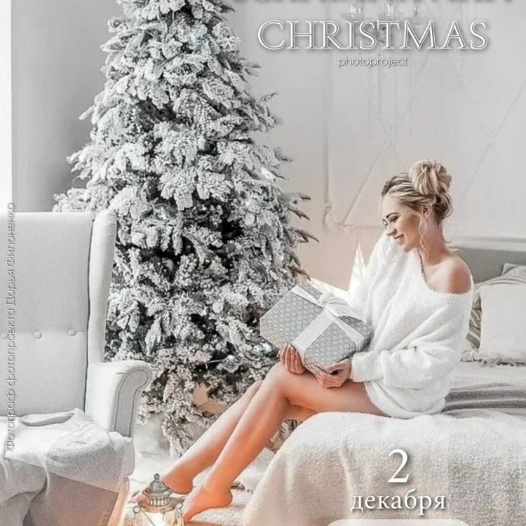 Новогодняя фотосессия в студии