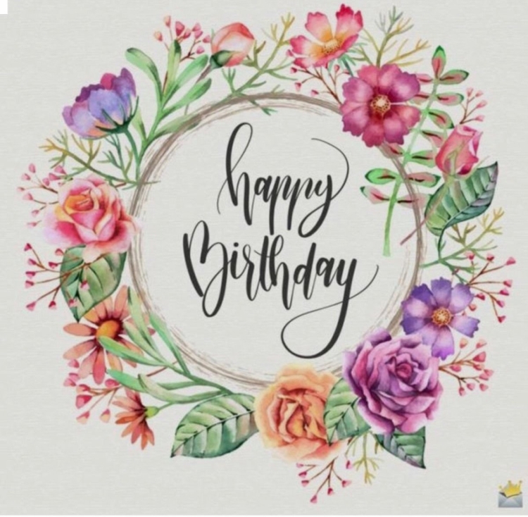 Happy Birthday Cards for women цветы