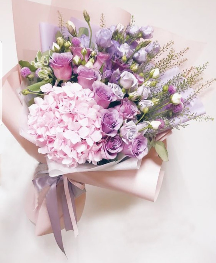 Букет стильный нежный