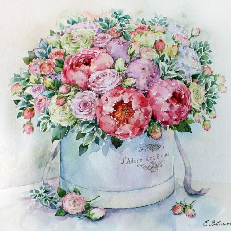 Елена Вавилина пионы