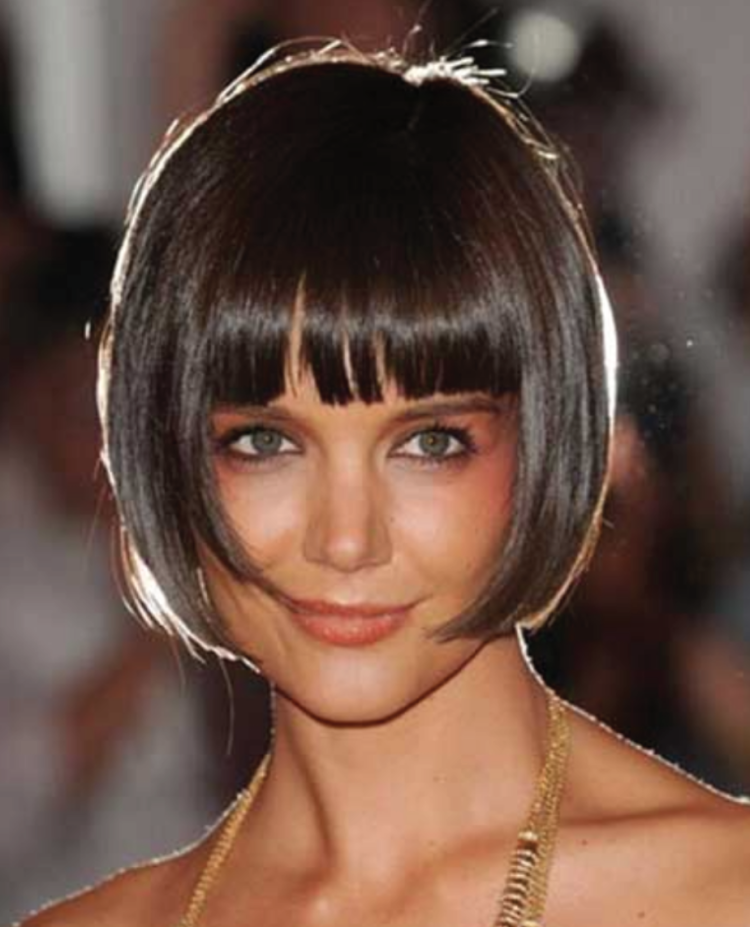 Кэти Холмс стрижка