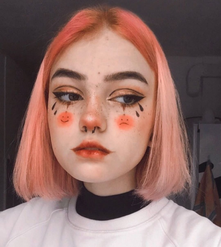 Макияж необычный Эстетика