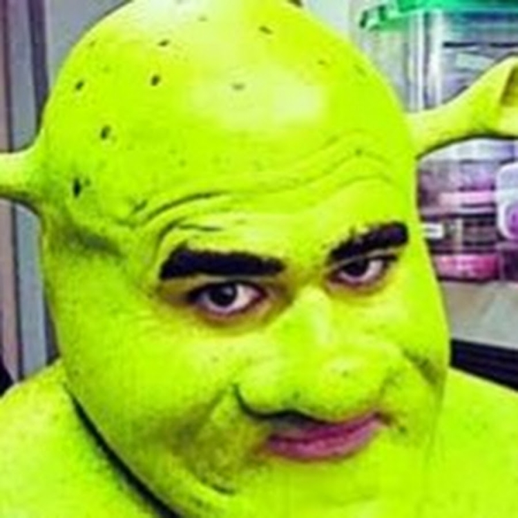 Шрек Гримм на лице