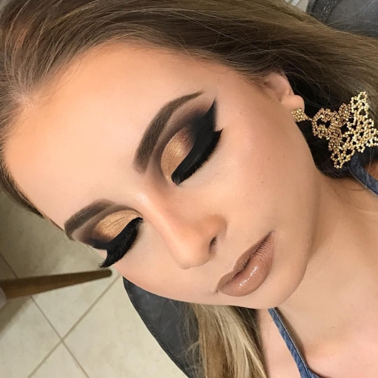 Вечерний макияж Инстаграмм