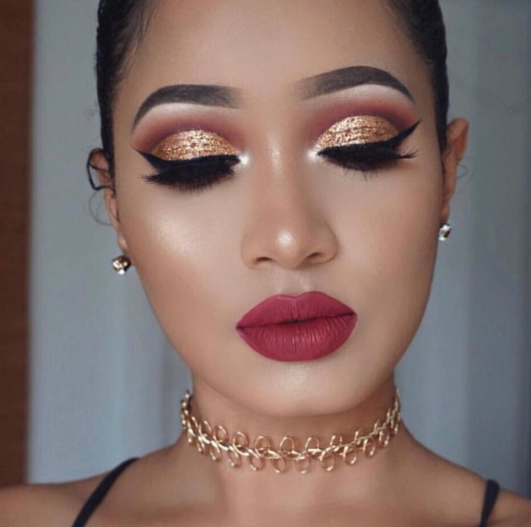 Мерцающий макияж