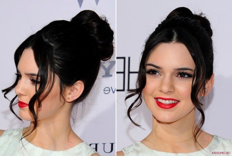 Кендалл Дженнер пучок пучок
