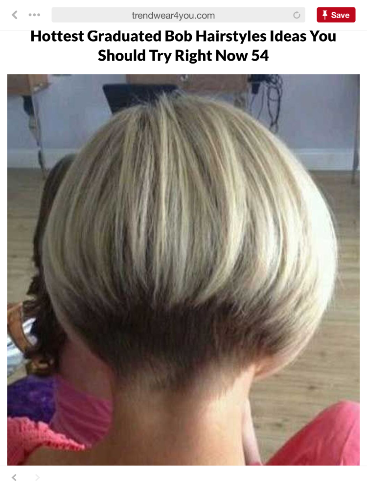 Стрижка каре Боб затылок