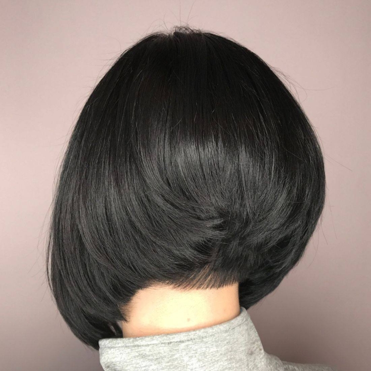 Каре вид с затылка