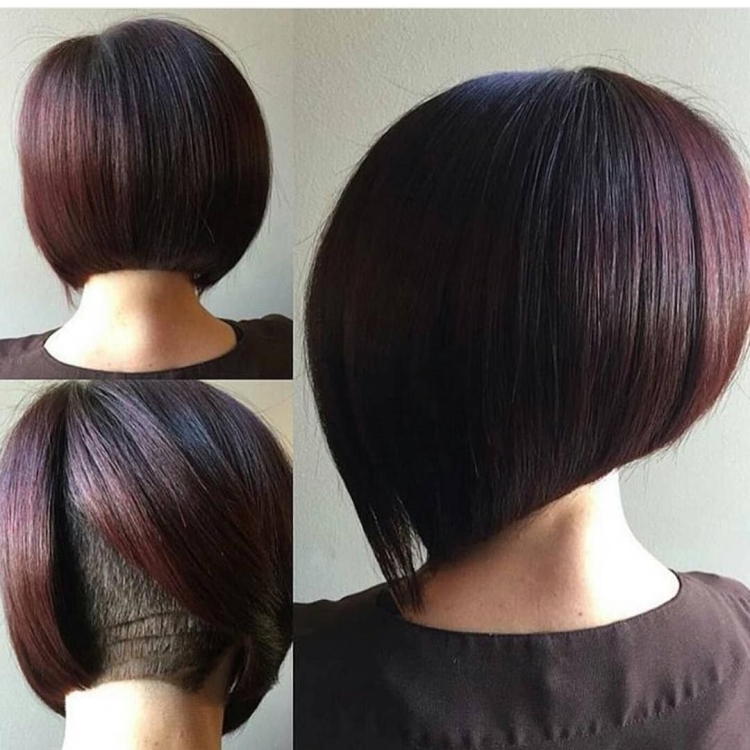 Боб каре спереди и сзади