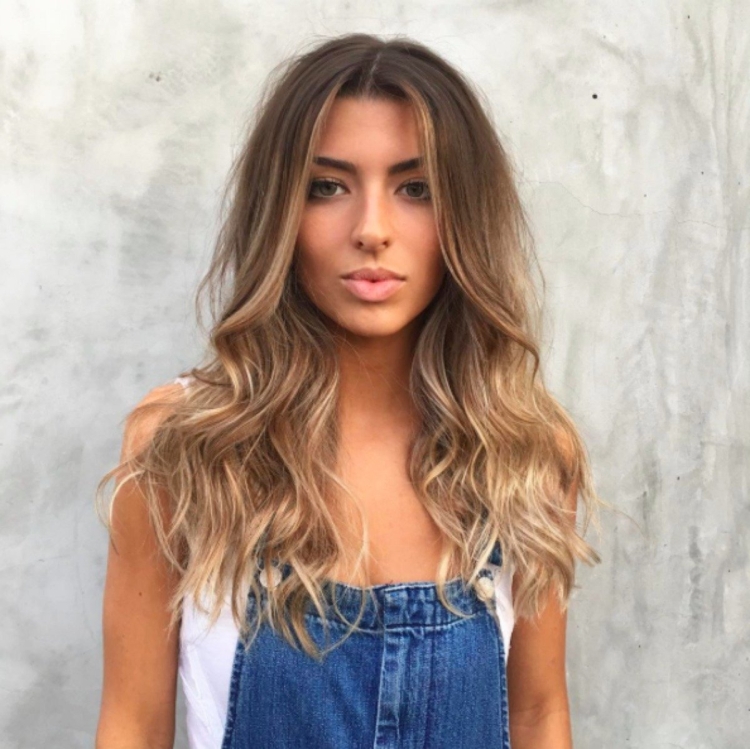 Осветленные пряди