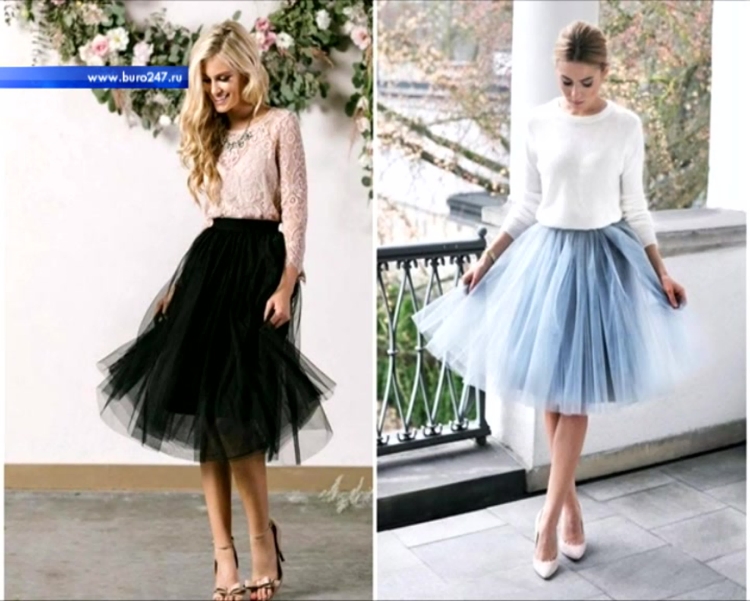 Юбка из фатина