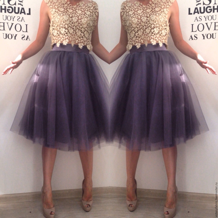 Юбка фатин и топ