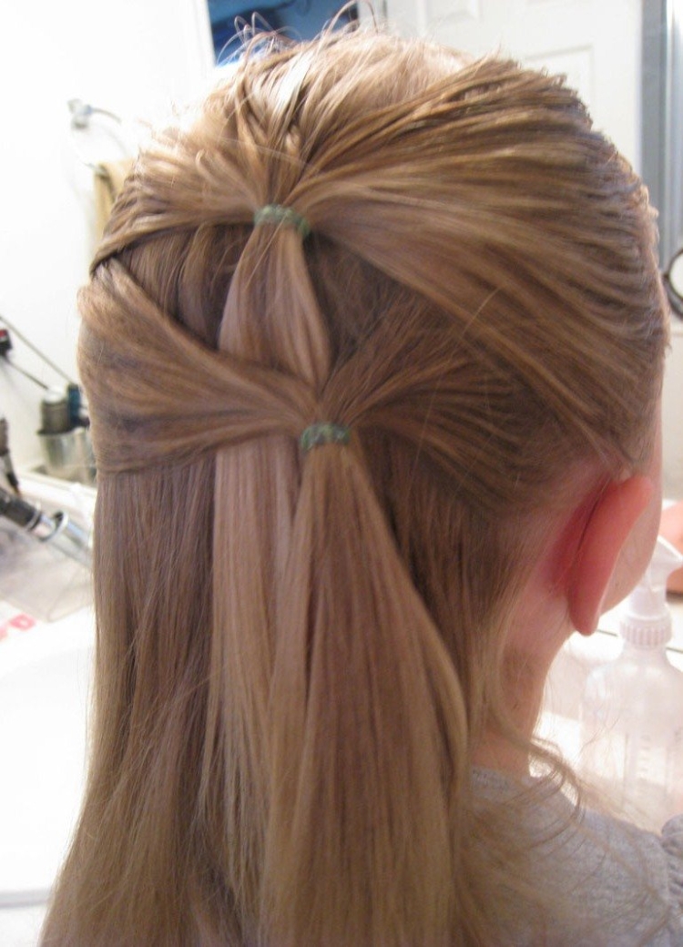 Причёски из хвоста для девочек